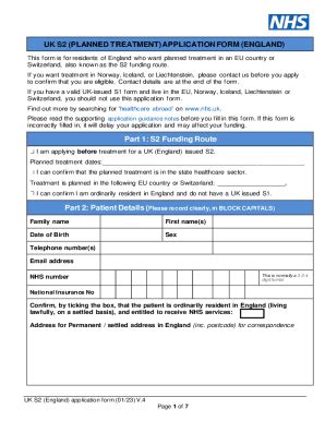 Fillable Online S2 EEA HSC Application Form Health And Social Care