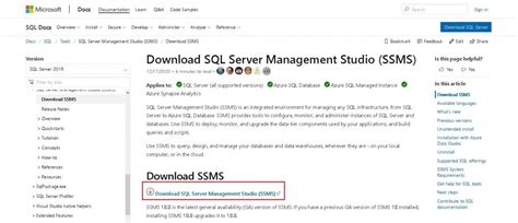 Download and Install SQL Server Management Studio on Windows Server