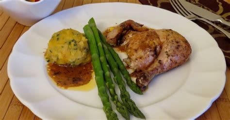 La Cuisine De Messidor Poulet Aux Herbes Sauce Rable Et Moutarde