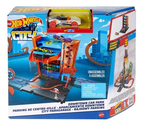 Hot Wheels Pista Estacionamento No Centro Da Cidade Hdr Mattel Pistas Magazine Luiza