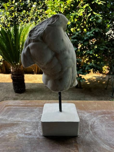 Sculpture Gaddi Torso Marble Powder And Scagliola Catawiki