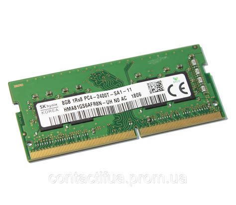 Купити Оперативна пам ять SO DIMM Hynix 8Gb DDR4 2400MHz HMA81GS6AFR8N