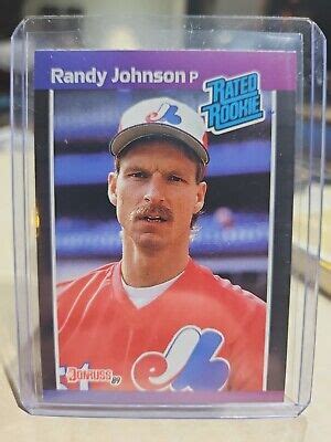 1989 Donruss Randy Johnson Rookie Card EBay