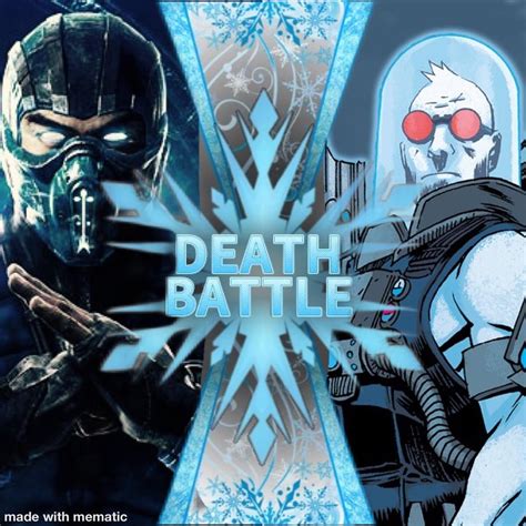 Sub Zero Vs Mr Freeze Mortal Kombat Vs Dc Soundtrack “ice Age” Rdeathbattlematchups