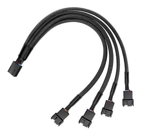 Fan Splitter Cable Divisor Ventilador Pc 4 Pins Pwm 1 A 4 | MercadoLibre