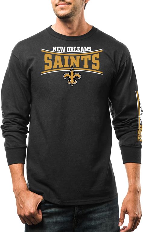 Nfl Mens Long Sleeve T Shirt New Orleans Saints