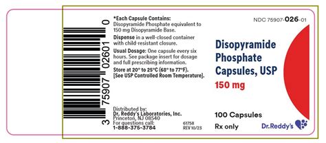 DailyMed - DISOPYRAMIDE PHOSPHATE capsule