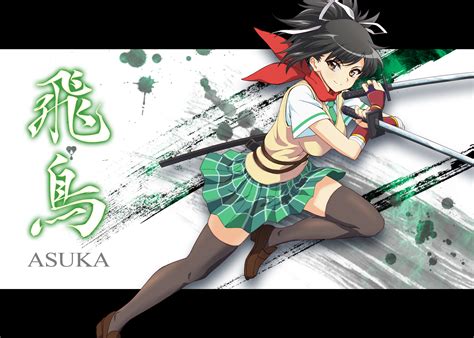 Safebooru Girl Asuka Senran Kagura Blonde Hair Breasts Brown Eyes