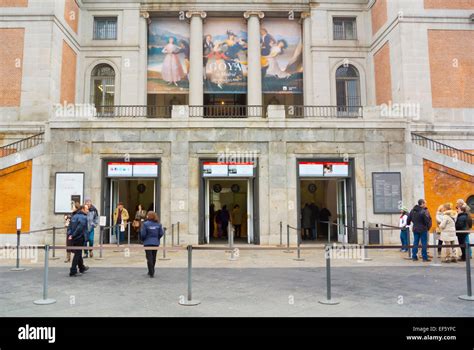 Main entrance, Museo del Prado, Madrid, Spain Stock Photo - Alamy