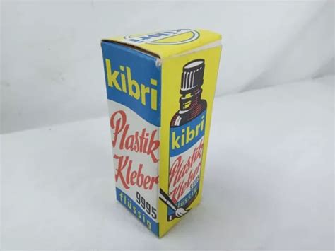 PETITE BOÎTE EN carton ancienne Kibri Plastik Kleber pour déco vintage