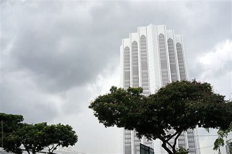 Cloudy City Buildings By Stocksy Contributor Chaoshu Li Stocksy