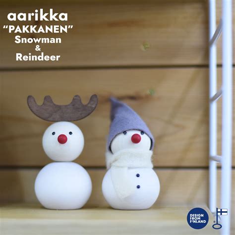 Aarikka Pakkanen Snowman Reindeer