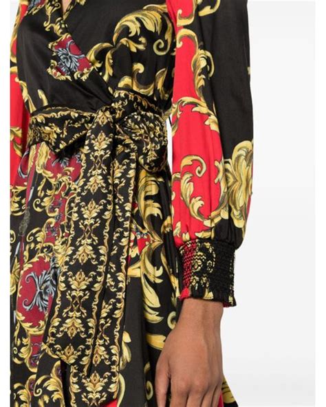 Alice Olivia Alisa Wrap Dress In Black Lyst