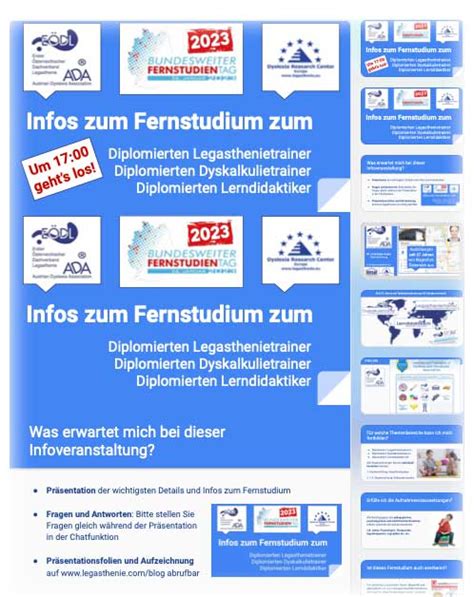 Fernstudientag2023Legasthenie 1 Erster Österreichischer Dachverband