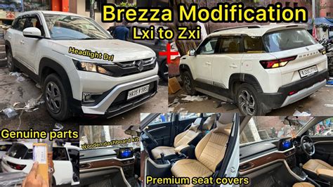 2023 Brezza Lxi Modified Mgp Price Brezza Base Model Modification With