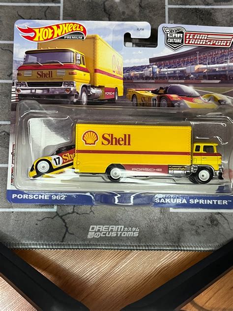 Hot Wheels Team Transport 45 Porsche 962 Sakura Sprinter Hobbies Toys Toys Games On