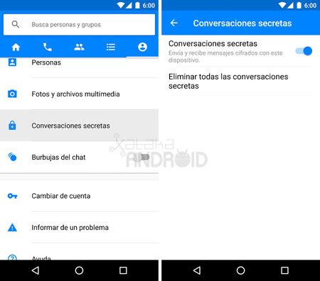 Como Llegar Al Inicio De Una Conversacion En Messenger Celular