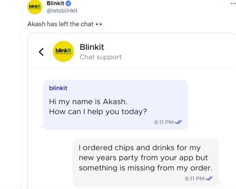 Blinkit Shares Hilarious Conversation With A Customer, CEO Reacts As Tweet Goes Viral - Funniest ...