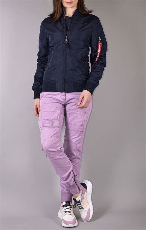 Женская ветровка-бомбер ALPHA INDUSTRIES TT MA-1 rep. blue, купить в ...