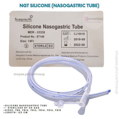 Cart Z Ngt Silicone Nasogastric Tube Lazada Ph