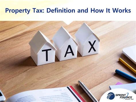 Property Tax Definition And How It Works Sprint Finance