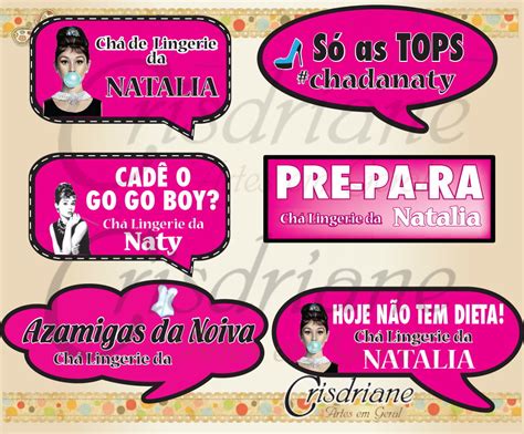 Plaquinhas Divertidas Chá de Lingerie Elo7 Produtos Especiais
