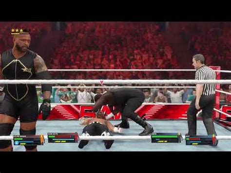 Wwe K Universe Mode Raw Week Sami Zayn Kevin Owens Vs Omos