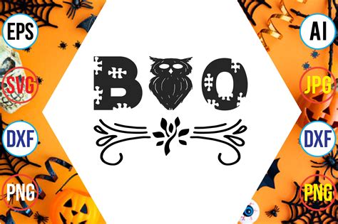 Boo Svg Cut File By Orpitabd Thehungryjpeg