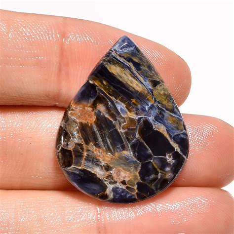 Dazzling Aaa Quality Natural Pietersite Pear Shape Cabochon Loose