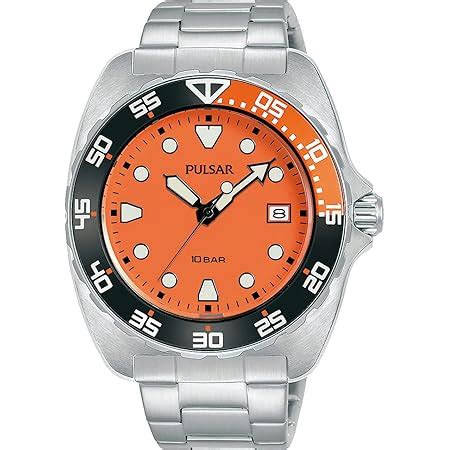 Pulsar Sport Herren Uhr Edelstahl Mit Metallband PG8293X1 Amazon De