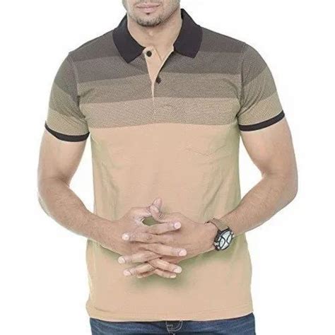 Hosiery Plain Men Collar T Shirt Polo Neck At Rs 220piece In Tiruppur Id 22013614088