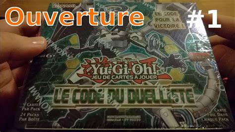 Yu Gi Oh Ouverture Le Code Du Duelliste Display Cotd Fr