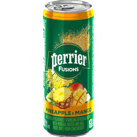 Perrier Fusions Pineapple Mango Sleek Can Ml Single Shop Foodtown