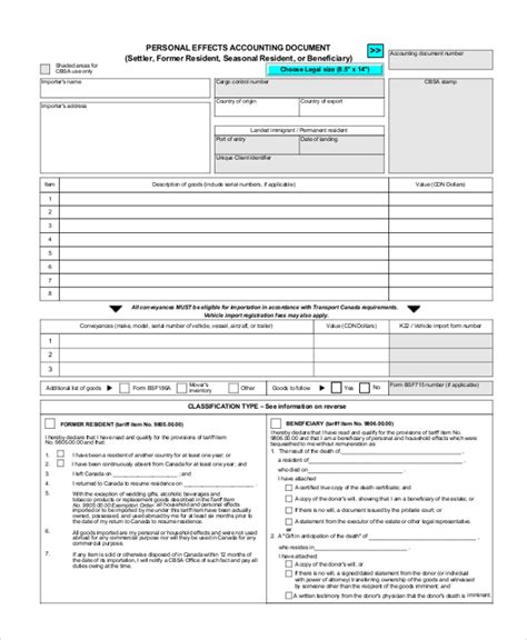 Free Sample Accounting Forms In Pdf Excel Word