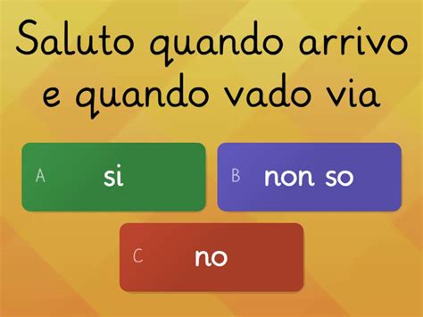 Il Rispetto Delle Regole Quiz