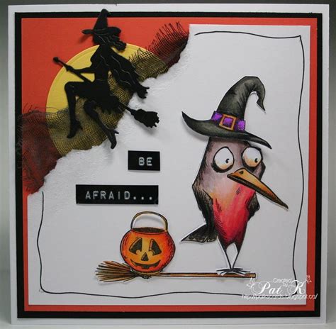 Paper Markers Ink Oh My Bird Crazy Halloween Tim Holtz Crazy