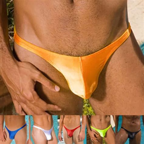 Maillots De Bain Sexy Pour Hommes Taille Basse Slips De Bain Bikini