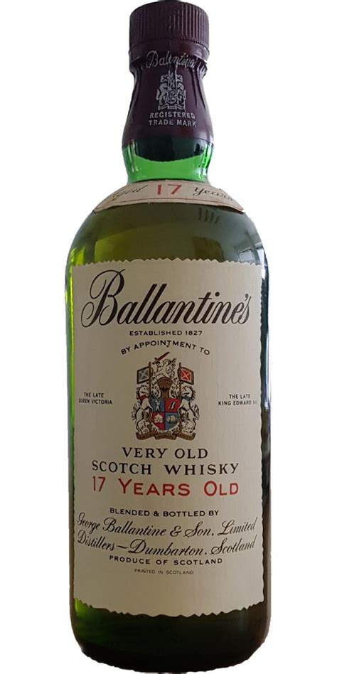 [BUY] Ballantine's 17 Year Old Label, 1974 Very Old Scotch at ...