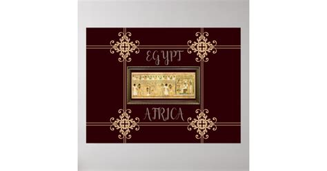 Egypt-Hieroglyphs Poster | Zazzle