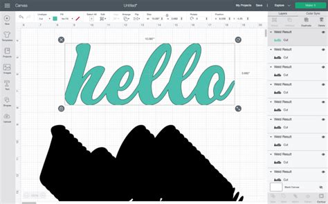 Create A Shadow Outline In Cricut Design Space Hey Let S Make Stuff