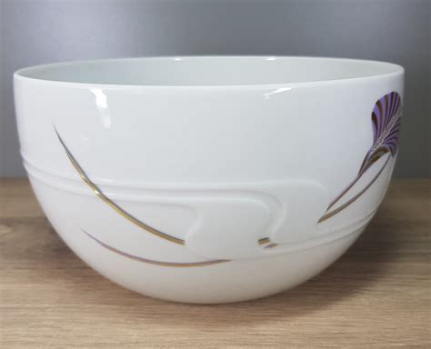 Rosenthal Asimmetria Goldblume Salatschüssel Schüssel Ø 189 Etsy