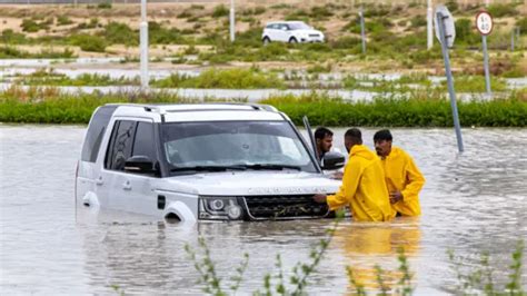 Dubai Flood Video Show Flooded Airport Runway As Deadly Storms Cause