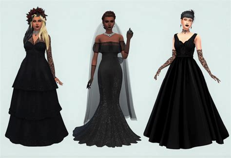 Wedding Looks Part 2 Black And Red Dresses For Your Gothic And Vampire