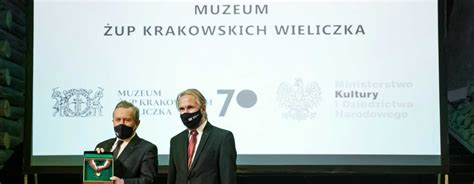 Muzeum Żup Krakowskich Wieliczka Złoty Medal Zasłużony Kulturze