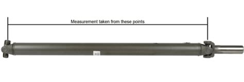 How To Measure A Driveshaft In The Garage With