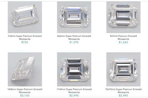 emerald cut moissanite ideas beautiful options   love