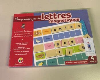 Mon Premier Jeu De Lettres Magnetiques Ludopital