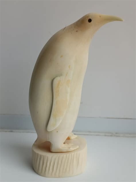 Midd C Yupik Eskimo Inuit Figurine Penguin Inuit S Toy Etsy