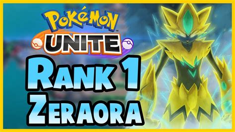 Rank 1 Zeraora Build Pokemon Unite Youtube