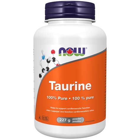 Taurine Pure Powder - Now Foods Canada